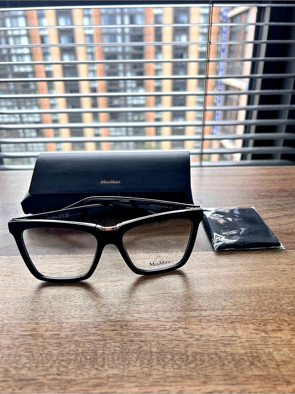 Max Mara MM5111 Black Glasses Like New